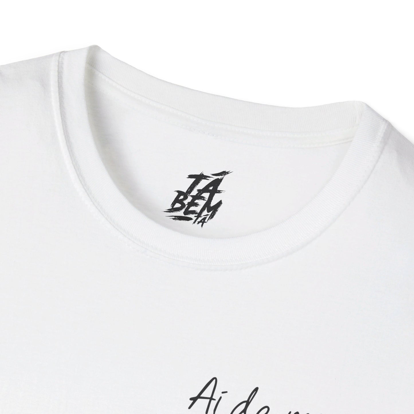 T-Shirt with Phrase - Woe to Me If It Wasn't Me