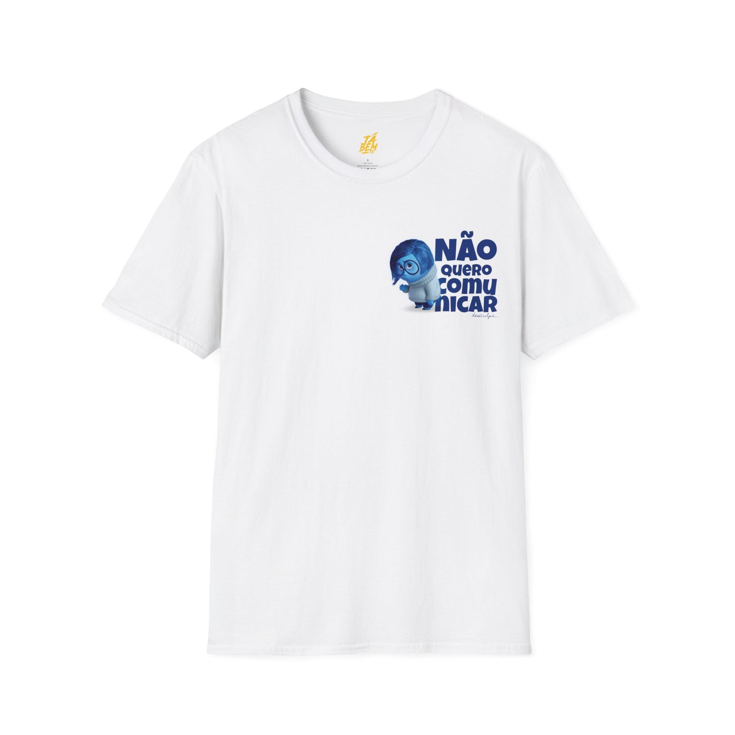 T-Shirt do Filme Divertidamente 2 - Medo (Não Quero Comunicar, Desculpa..)