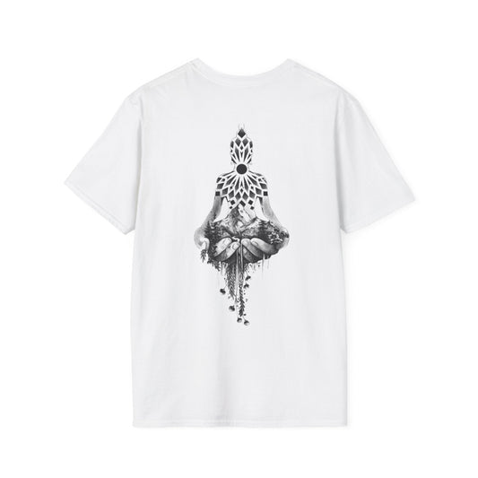 T-Shirt "Buddah Hands" - Budista e Energias Alinhadas - TÁ BEM TÁ