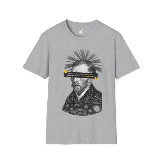 T-Shirt "Van Gogh - Não há nada mais artisticamente poderoso (...)" - Artística e Estilosa - TÁ BEM TÁ